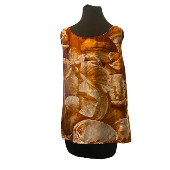 Vintage‎ Lillie Rubin 100% Silk Sleeveless Women's Top, Size 14 - Picture 2 of 5